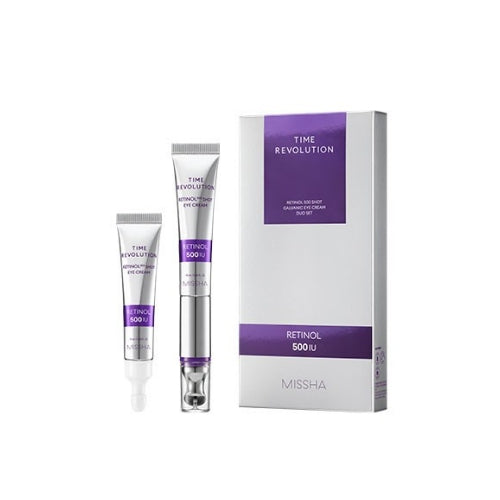 Time Revolution Retinol 500shot Eye Cream 15ml Duo set