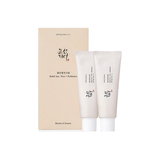 Relief Sun: Rice + Probiotics (SPF50+ PA++++) Double Pack 50mL*2ea
